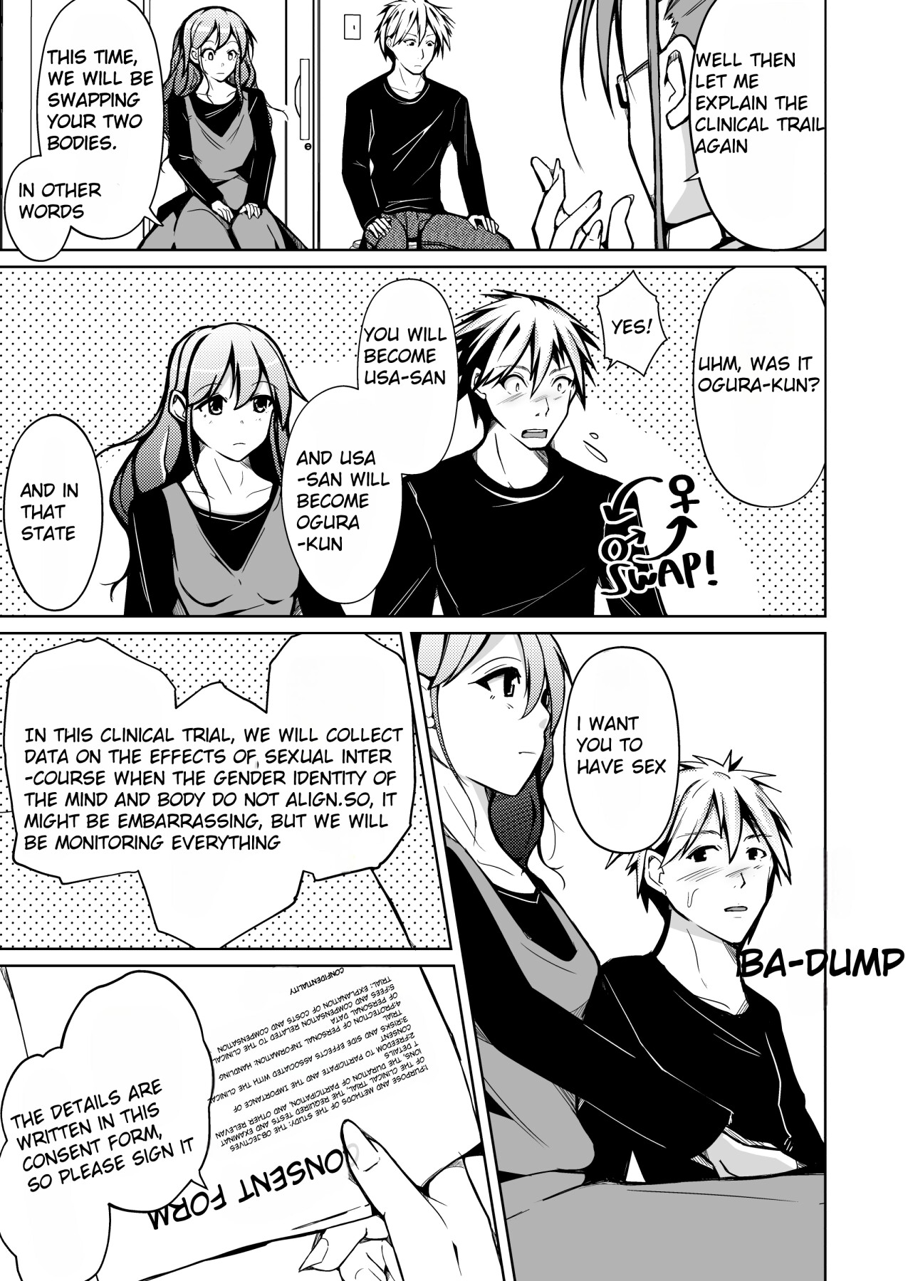 Hentai Manga Comic-Him and Her Captivated by the body of the opposite sex-Read-2